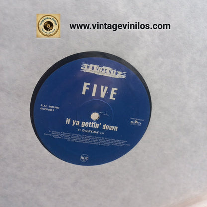 Five If Ya Gettin' Down Maxi 12" VG+