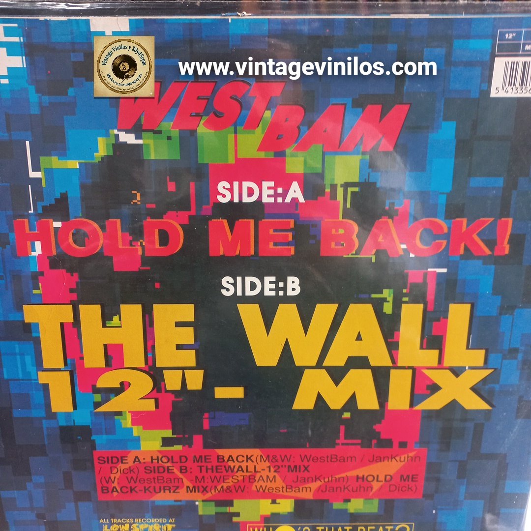 WestBam Hold Me Back Maxi 12" VG+