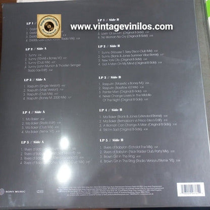 Boney M The Hits: The Mixes EP Collection Volume 1 (Box Set 5 Maxis) Maxi 12" Mint