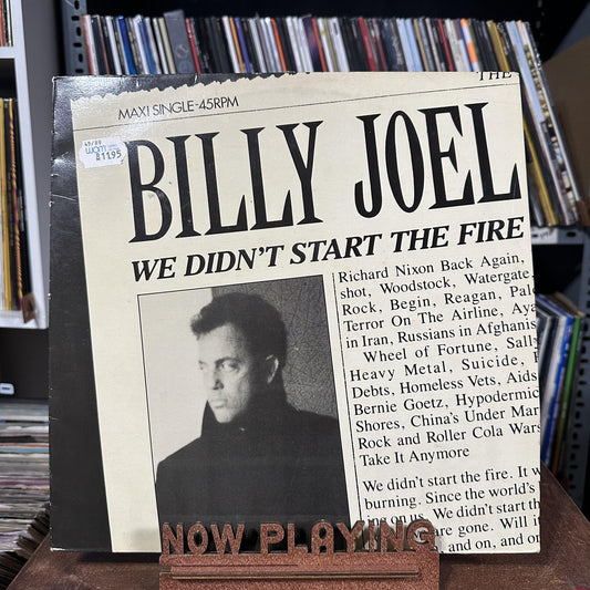 Billy Joel We Didn't Start the Fire