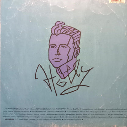 Holly Johnson Americanos Maxi 2da. Mano Usado en Muy Buen Y/O Excelente Estado