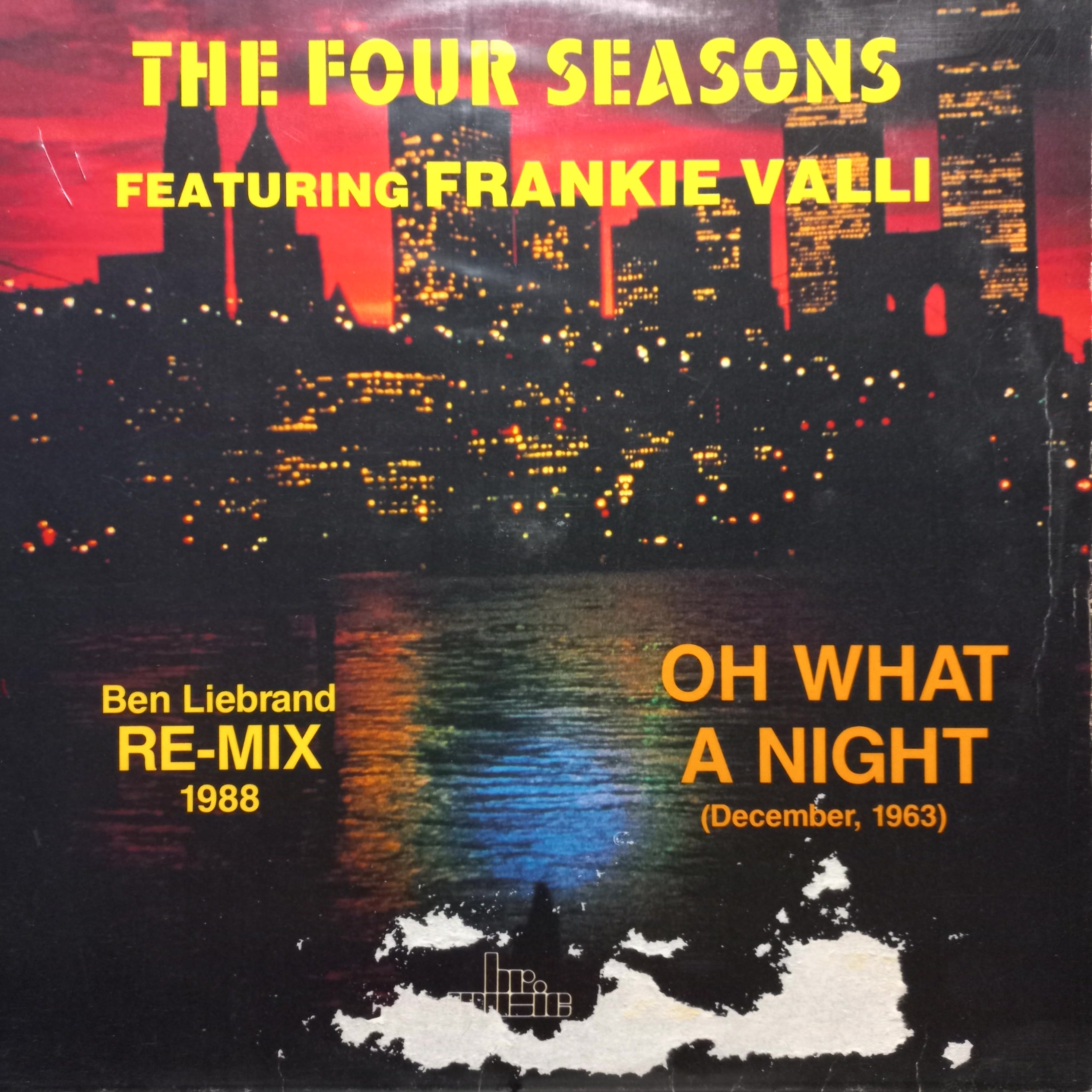 Frankie Valli and the four seasons Oh What a Night Maxi 2da. Mano Usado en Excelente Estado