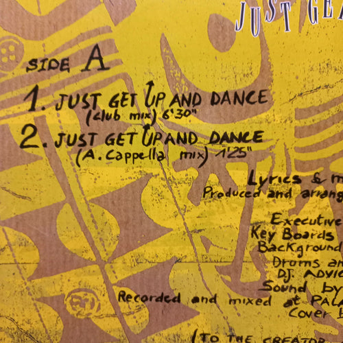 AFrika Bambaata Just Get Up and Dance Maxi 2da. Mano Usado en Excelente Estado 90s