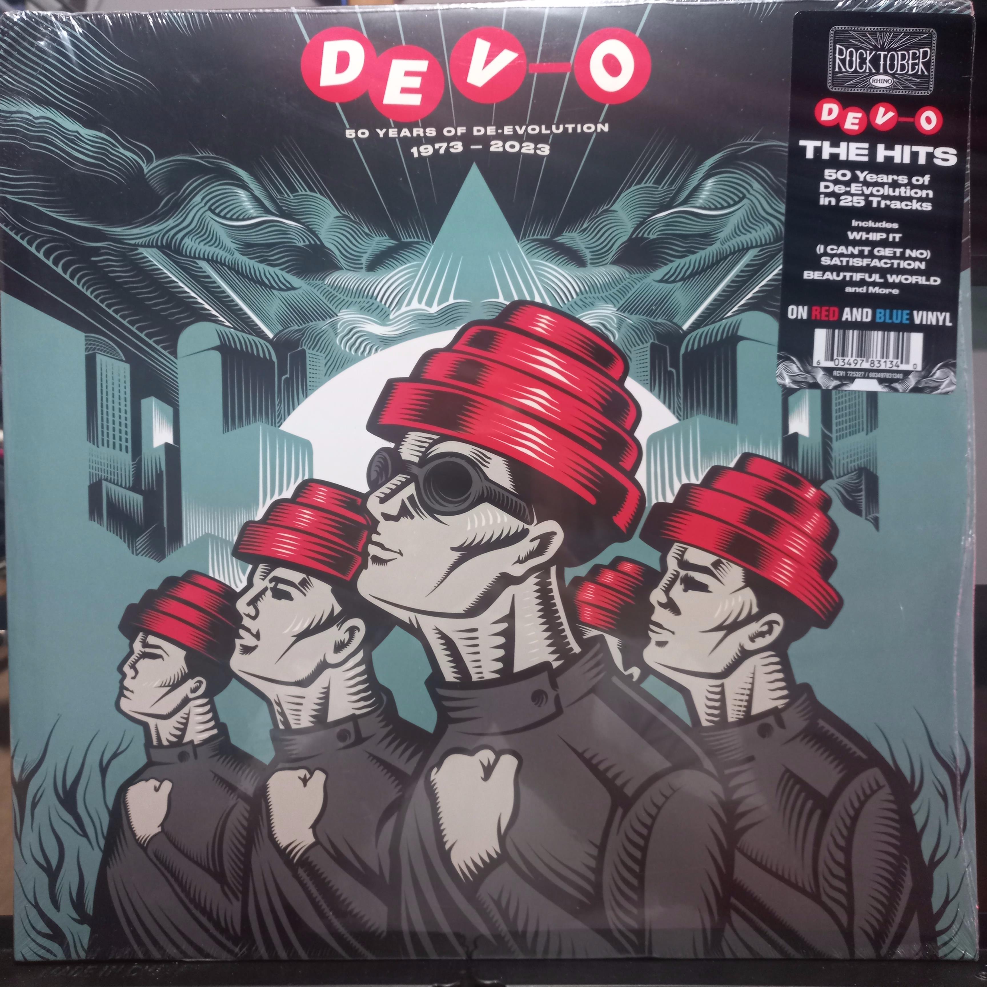 Devo 50 Years of DE Evolution Greatest Hits 2023 LP Nuevo