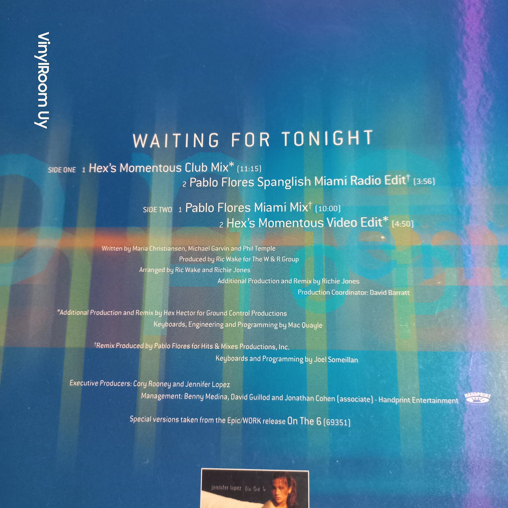 Jennifer Lopez Waiting for Tonight Maxi 2da. Mano Usado en Excelente Estado