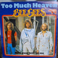 Bee Gees Too Much Heaven Simple 7" De Epoca VG+