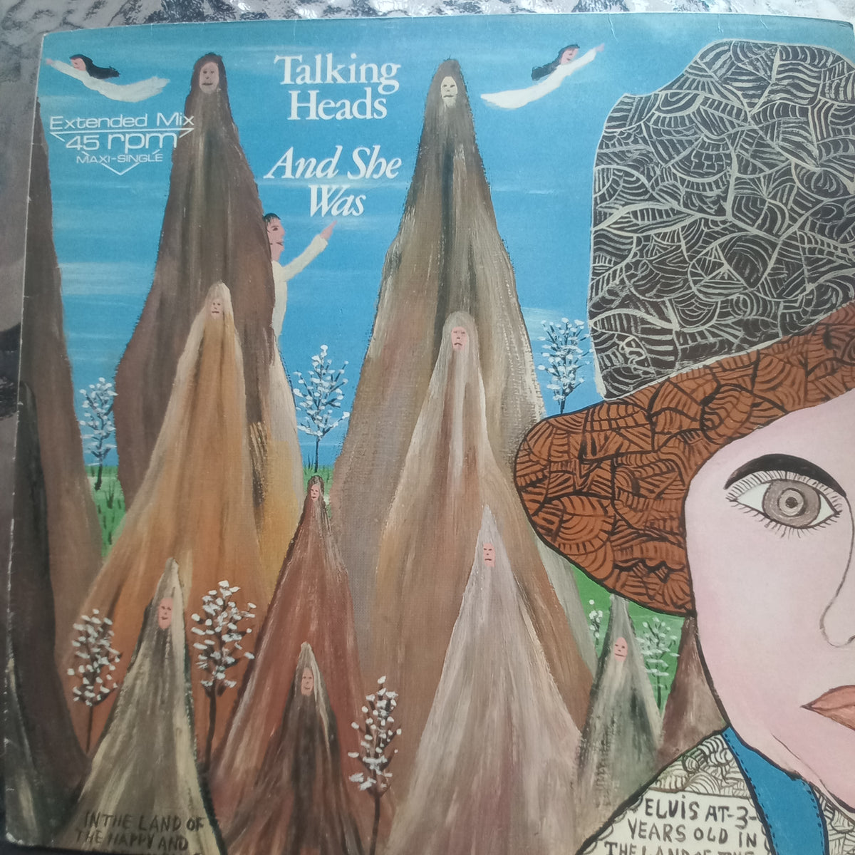 Talking Heads And She Was Maxi De Epoca VG+