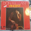 Don Mc Lean Vincent Simple 7" 2da. Mano Usado Muy Bien + VG+