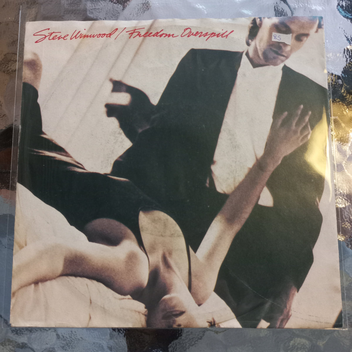 Stevie Winwood Freedom Overspill Simple 7" 2da. Mano Usado Muy Bien + VG+