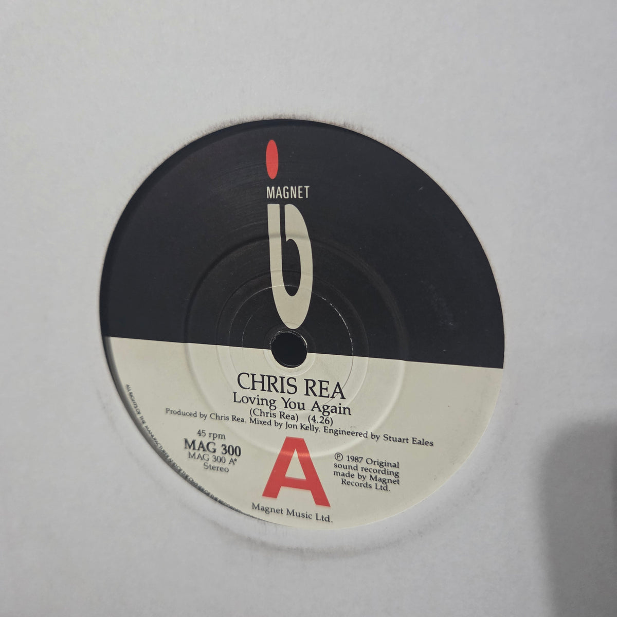 Chris Rea Loving You Again Simple 7" 2da. Mano VG+