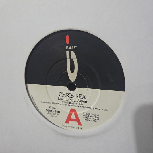 Chris Rea Loving You Again Simple 7" 2da. Mano VG+