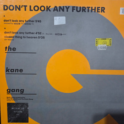 The Kane Gang Dont Look Any Further Maxi De Epoca VG+
