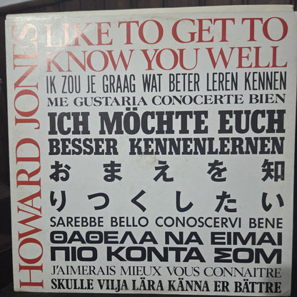 Howard Jones Like to get to Know You Well Maxi De Epoca VG+
