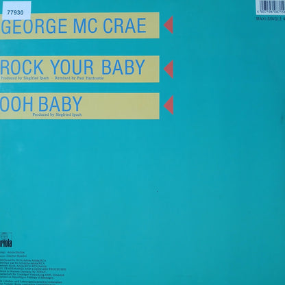 George Mc Rae Rock Your Babe Maxi De Epoca VG+