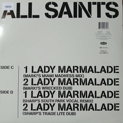 All Saints Lady Marmalade / Under the Bridge Maxi De Epoca VG+