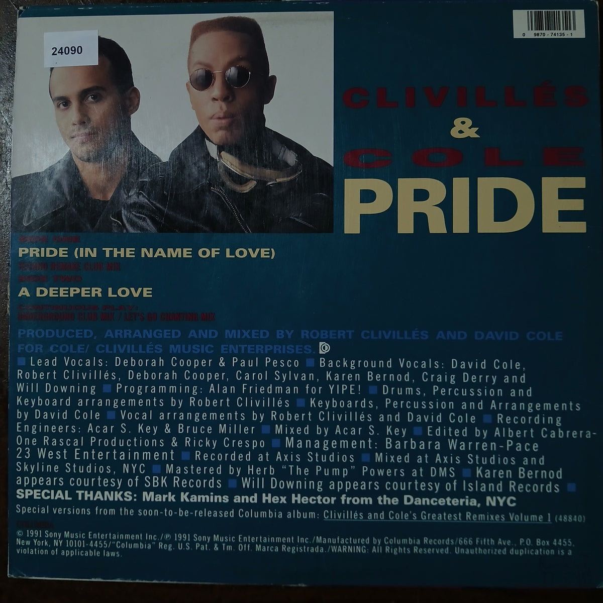 Civiles and Cole Pride a Deeper Love It Maxi De Epoca VG+