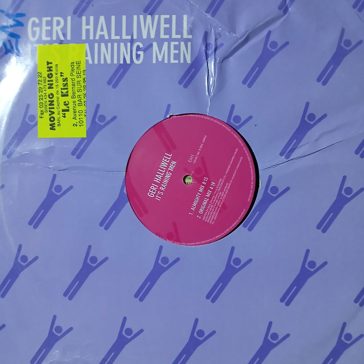 Geri Halliwell Its Raining Men Maxi De Epoca VG+