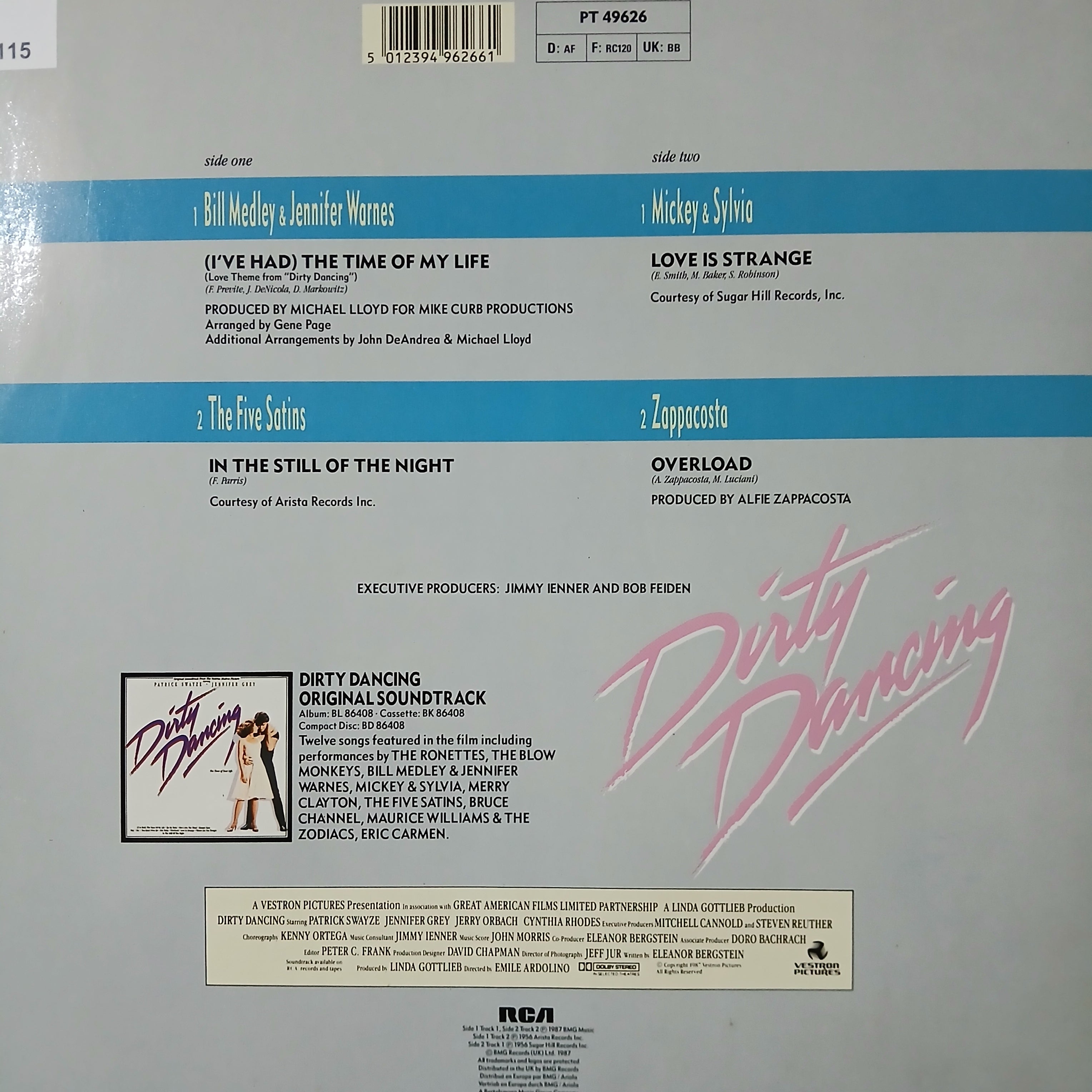 Bill Medley If I had the time of my life Maxi De Epoca VG+