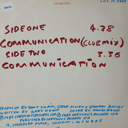 Spandau Ballet Communication Maxi De Epoca VG+
