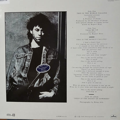Bob Geldof This is the World Calling Maxi De Epoca VG+