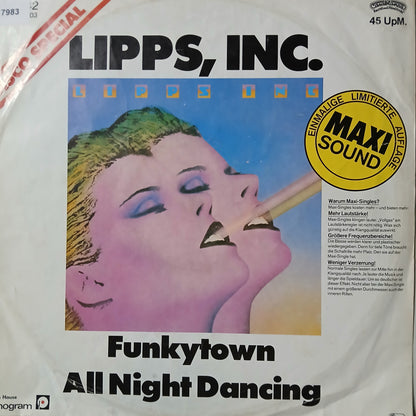 Lipps Inc Funkytown Maxi De Epoca VG+