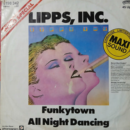 Lipps Inc Funkytown Maxi De Epoca VG+