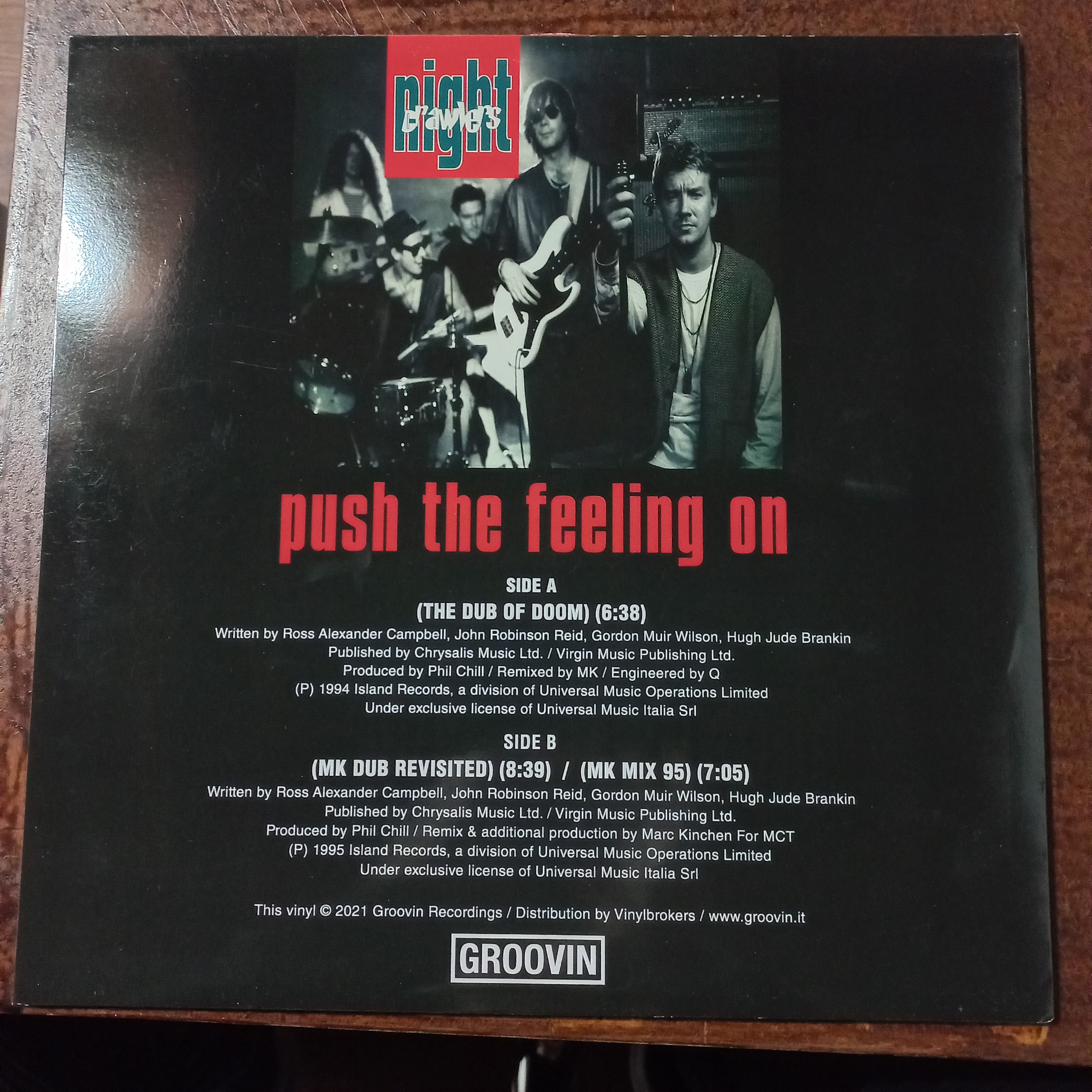 The NightCrawlers Push The Feeling ON Maxi Cerrado Nuevo de Fabrica