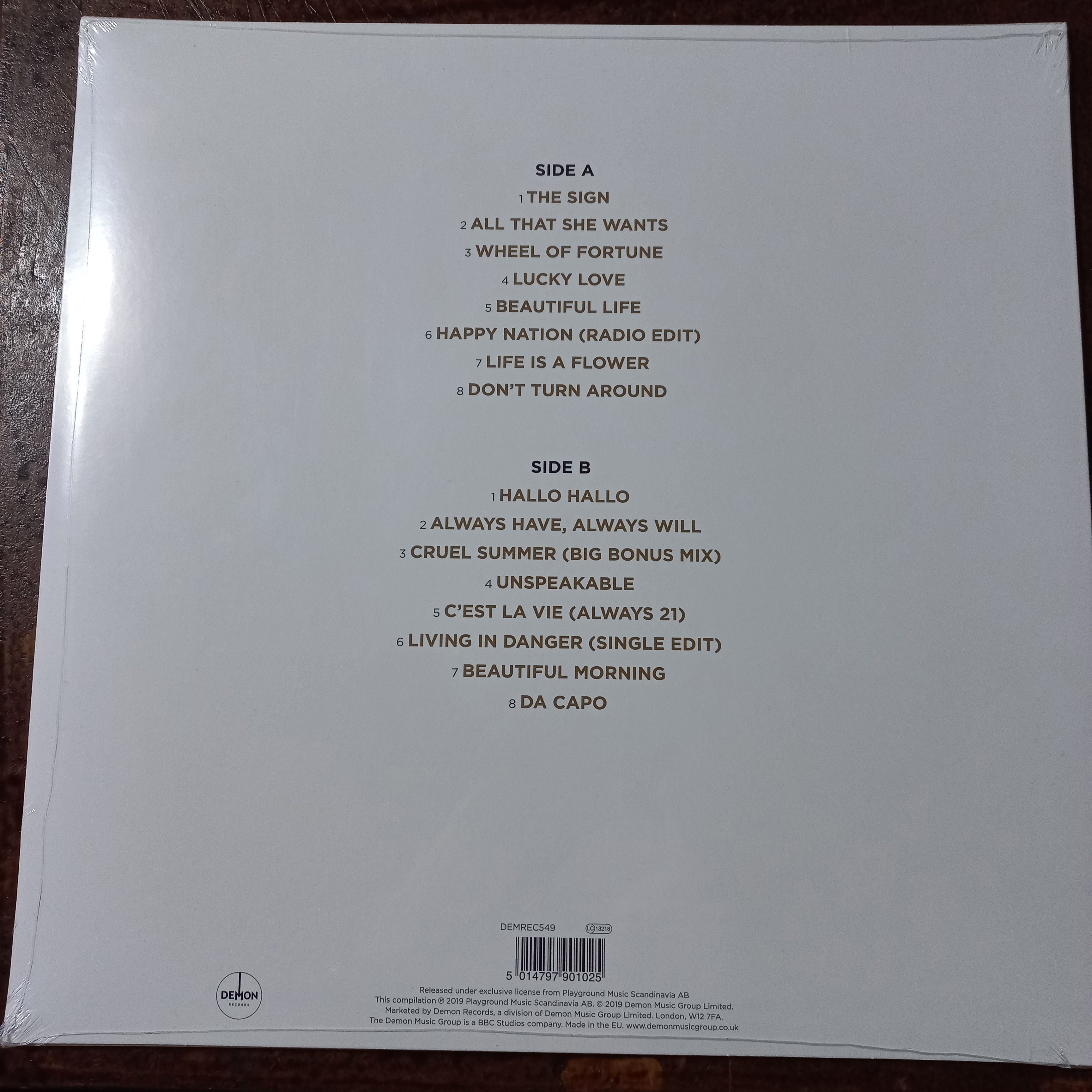 Ace of Base Gold Greatest Hits LP Near Mint Casi Nuevo