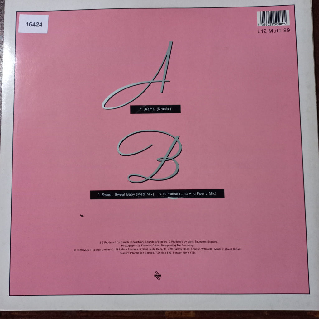 Erasure Drama Maxi De Epoca VG+