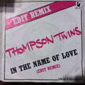 Thompson Twins In The Name Of Love Simple 7" 2da. Mano VG+