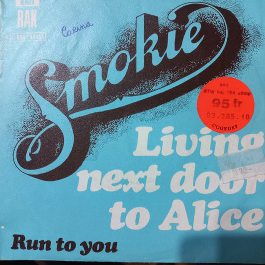 Smokie Living Next Door To Alice Simple 7" Vg+ De Epoca