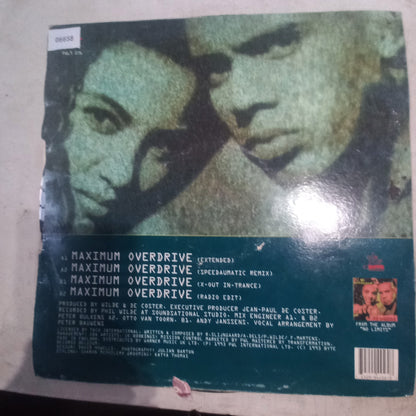 2 Unlimited Maximum Overdrive Maxi de Epoca VG+