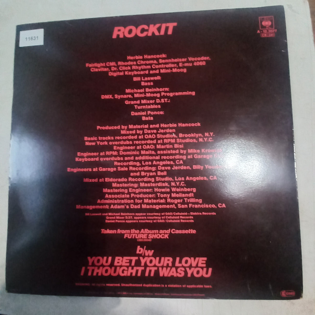 Herbie Hancock Rock It Maxi de Epoca VG+