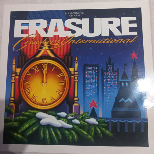 Erasure Crackers International Incluye Stop Maxi de Epoca VG +