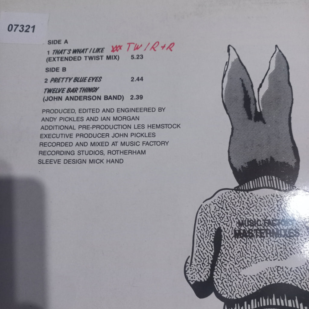 Jive Bunny Thats What I Like Maxi de Epoca VG +