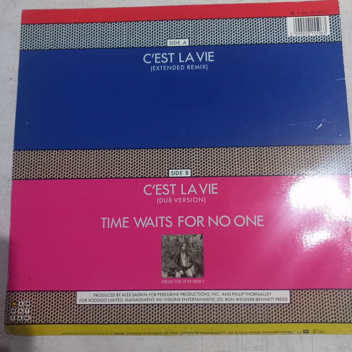 Robbie Nevil Cest la Vie Mata Maxi VG+