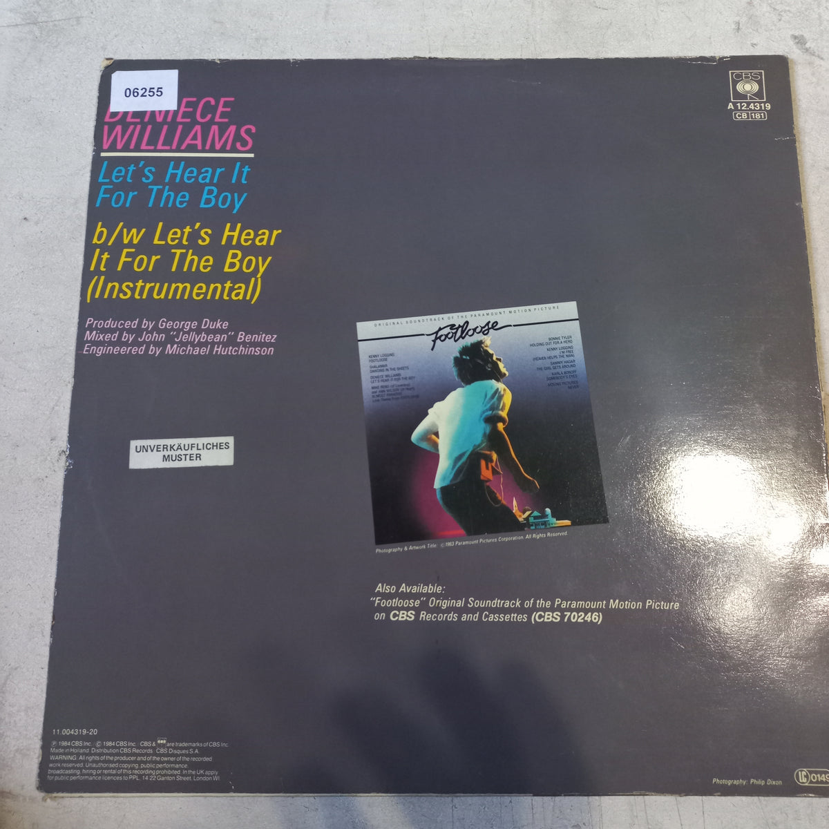 Denise Williams Lets Hear It For the Boy Maxi VG+