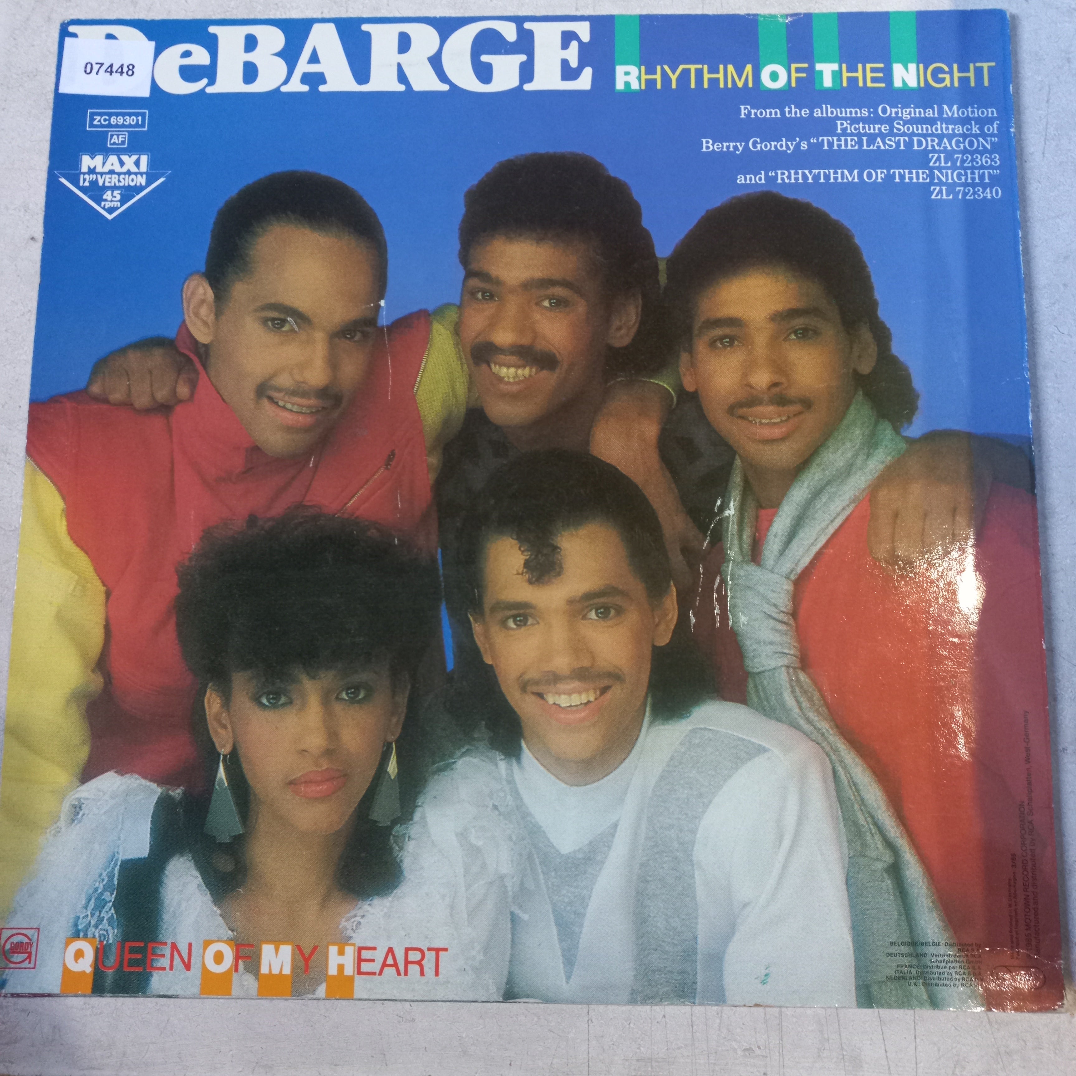 De Barge Rhythm of the Night Maxi VG+