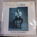 Julian Lennon Too Late For Goodbyes Simple 7" Vg+ De Epoca
