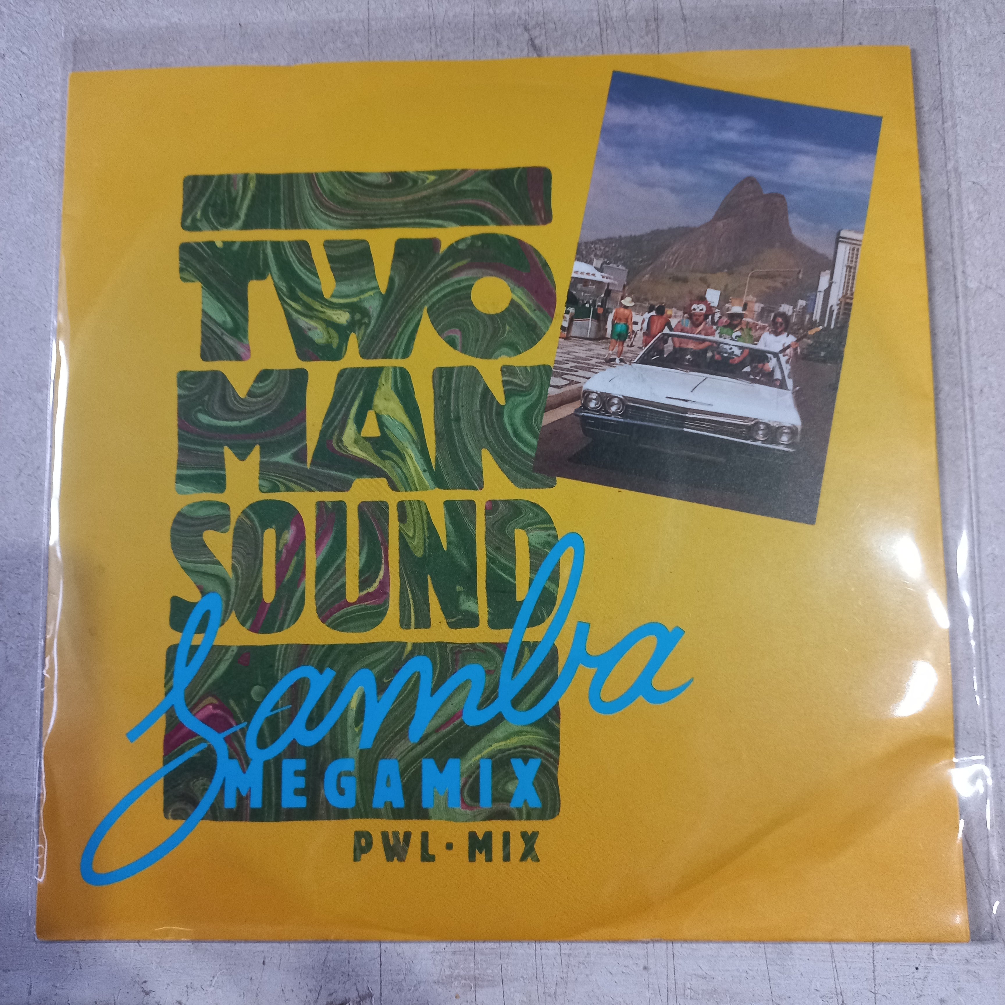 Two Man Sound Samba Megamix Simple 7" Vg+ De Epoca