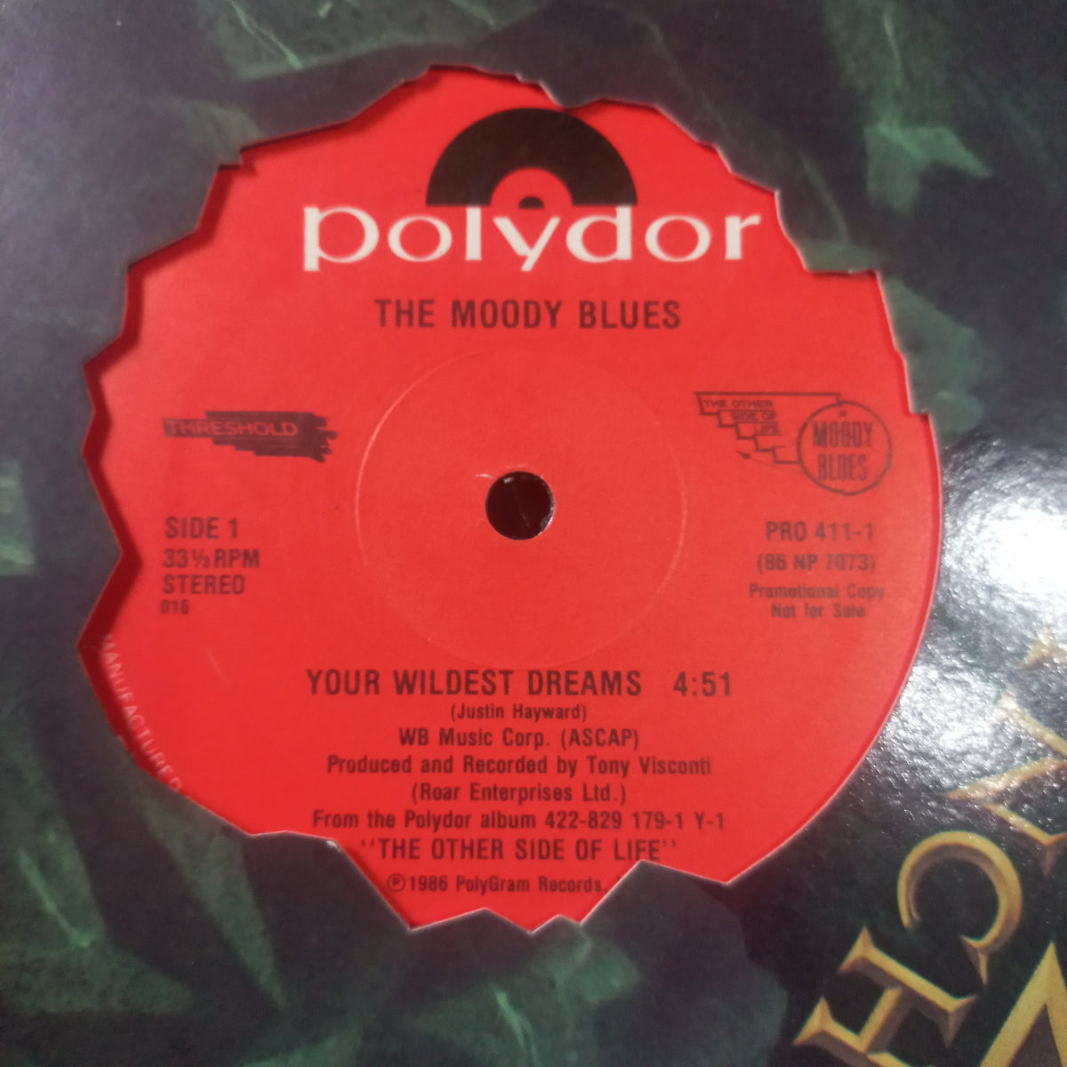 The Moody Blues Your Wildest Dreams Maxi VG+