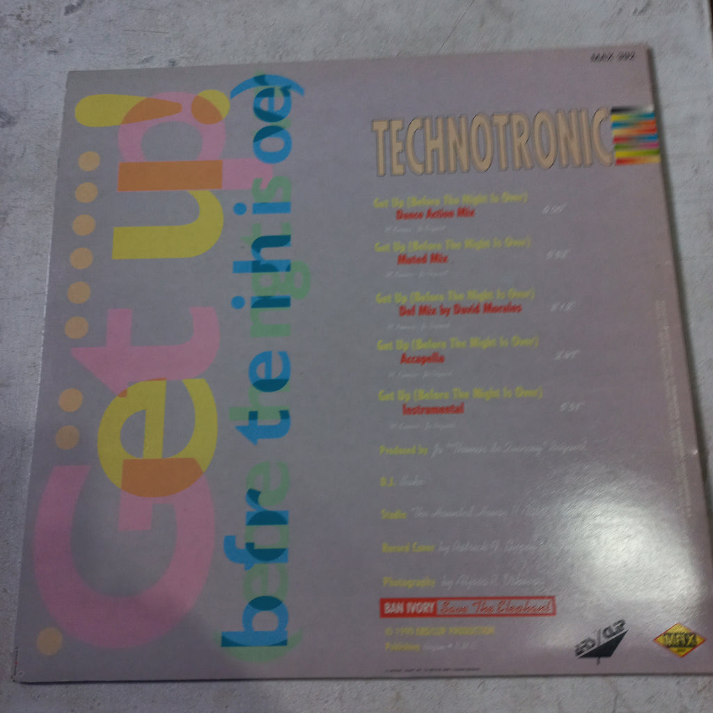 Technotronic Get Up Maxi VG+De Epoca