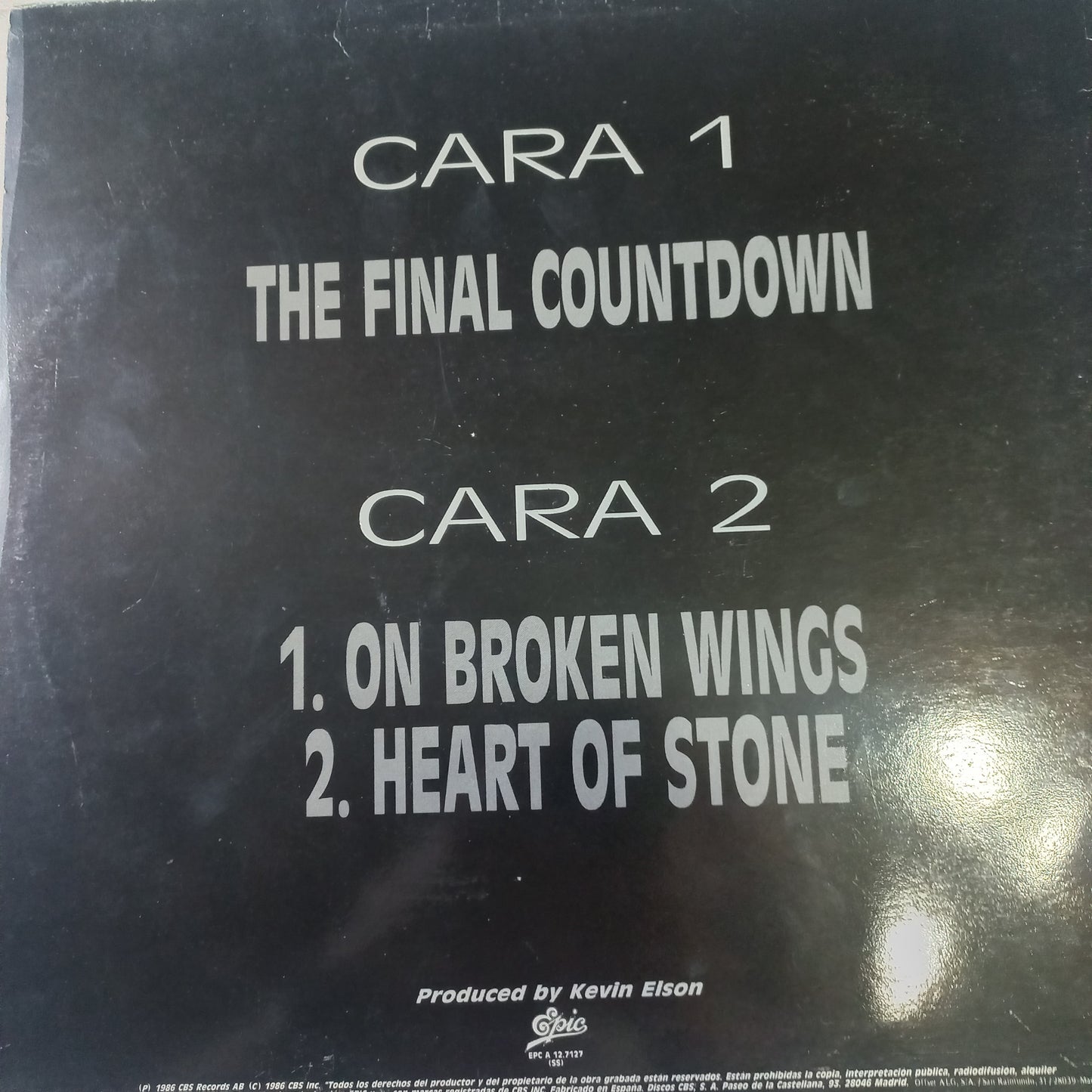 Europe The final countdown Maxi VG+De Epoca