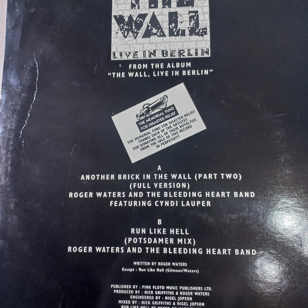 Roger Waters Another Brick in the Wall Maxi VG+ De Epoca