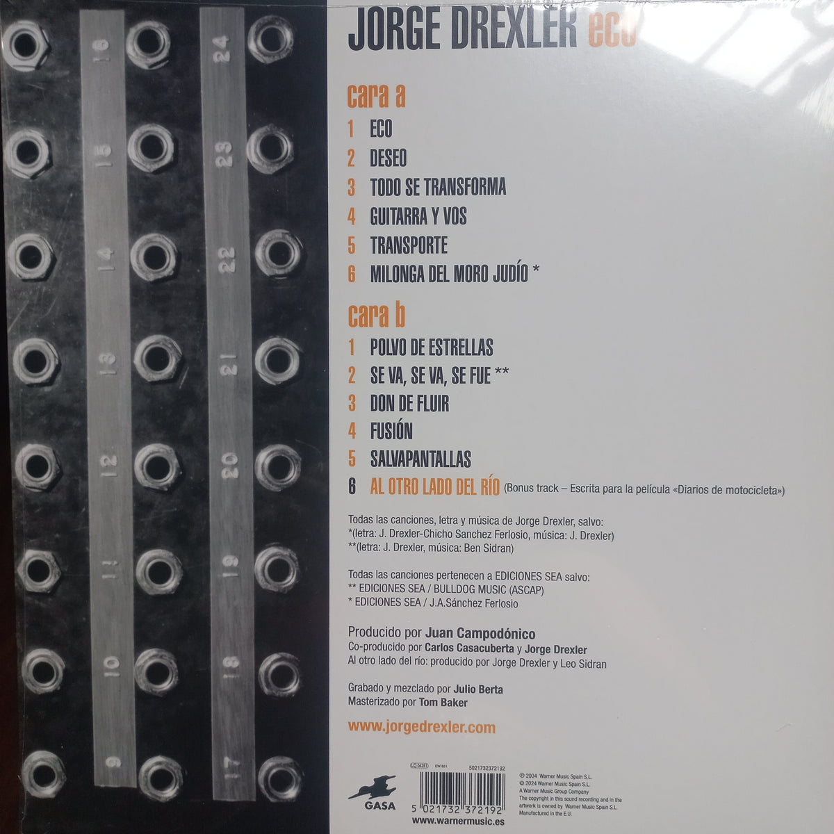 Jorge Drexler Eco Lp Mint