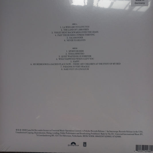 Lana Del Rey Violet Bent Backwards over the Grass  Lp Mint