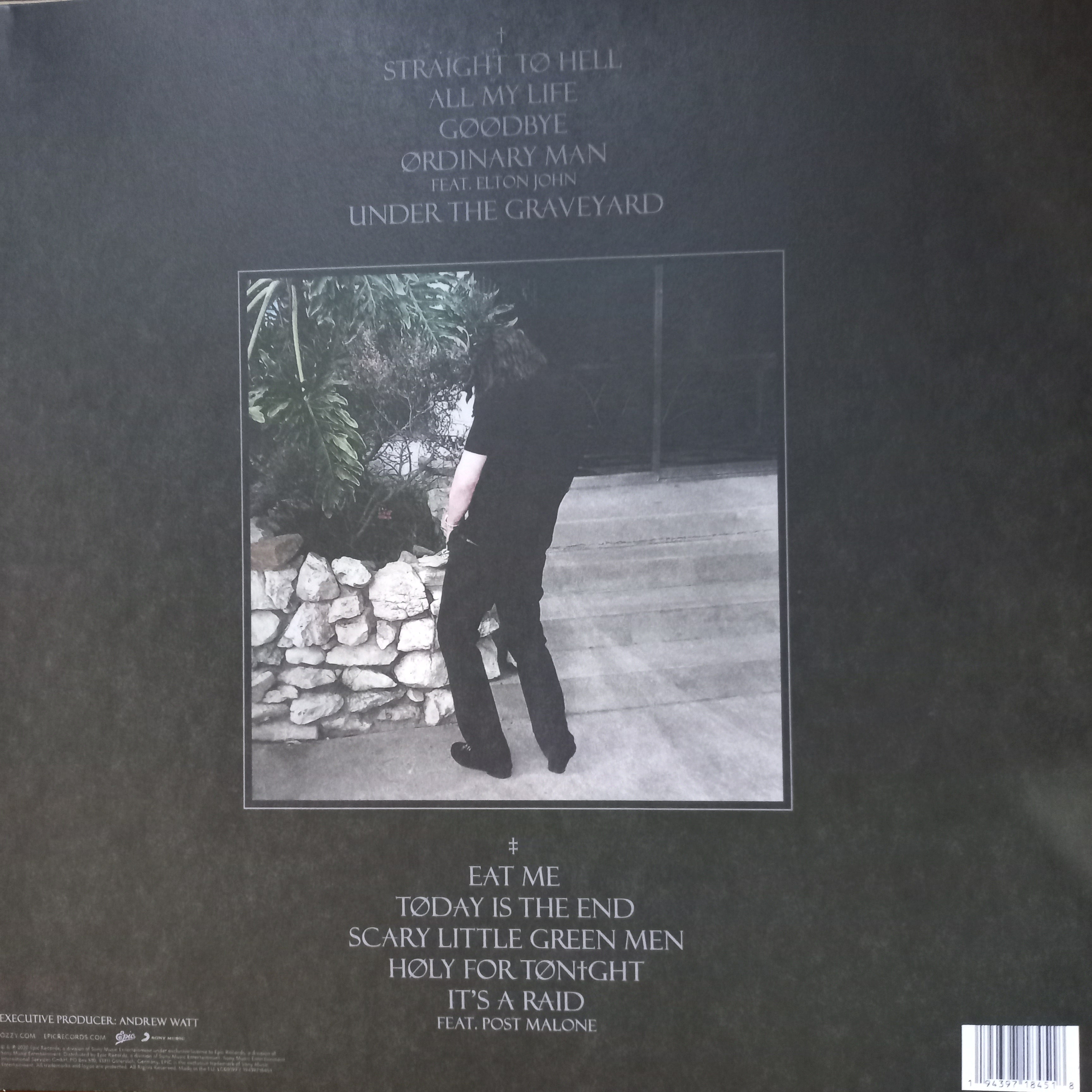 Ozzy Osbourne Ordinary Man Lp Mint