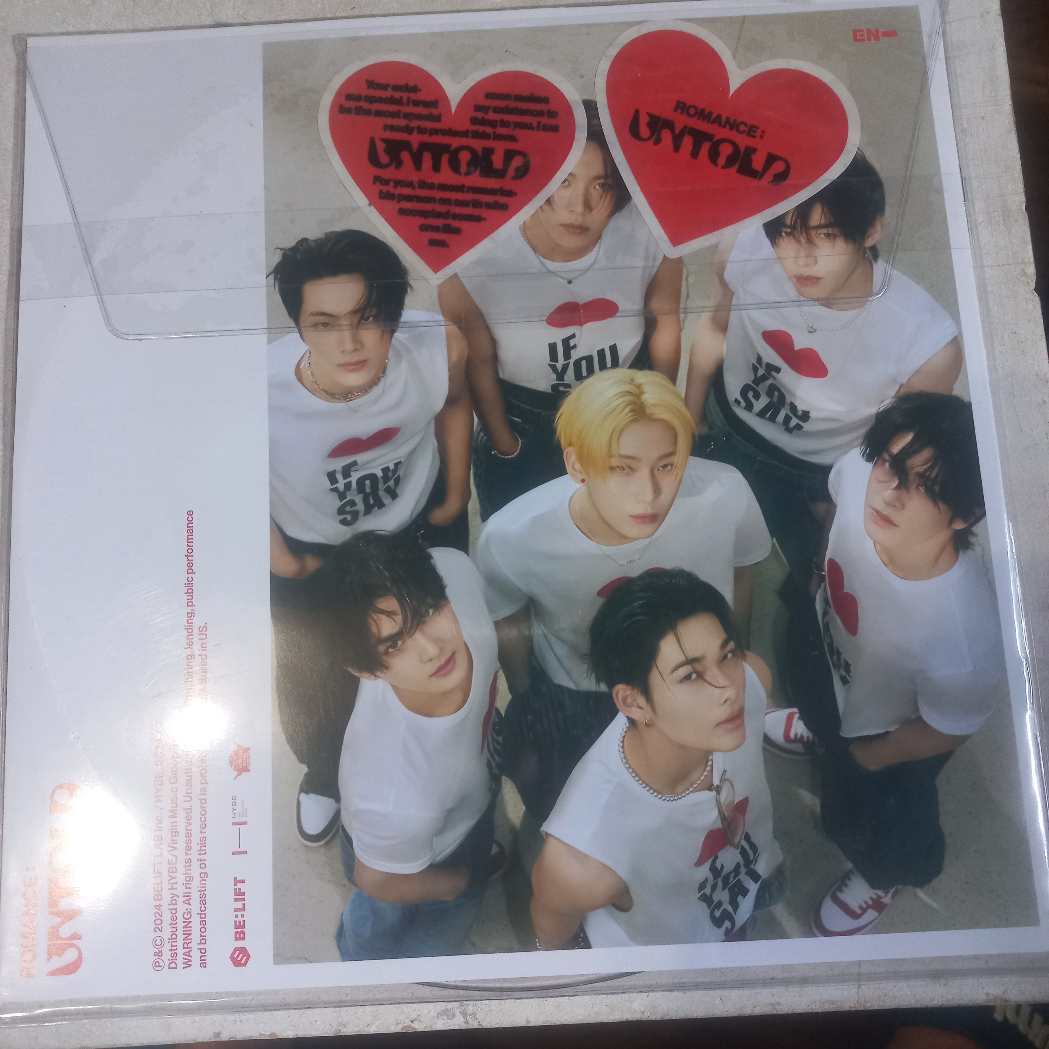 Enyphen Romance Untold Lp Mint