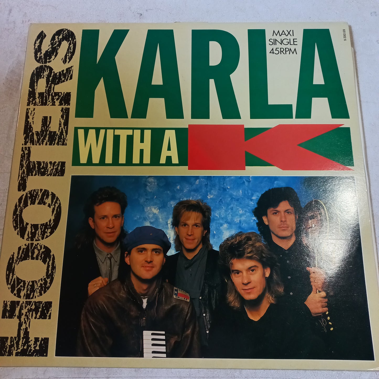 HOOTERS KARLA WITH A K MAXI 12" SECOND HAND VG+ O NM
