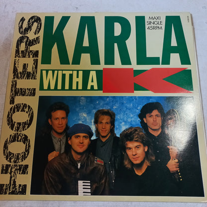 HOOTERS KARLA WITH A K MAXI 12" SECOND HAND VG+ O NM
